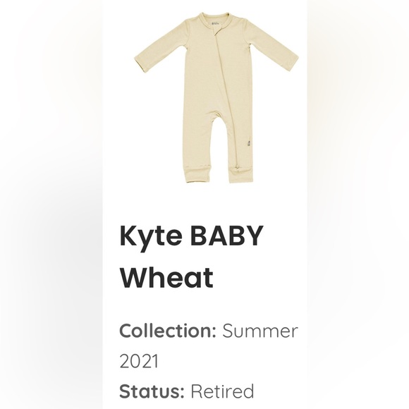 Kyte BABY - Romper in Wheat - size 18-24 month - Picture 2 of 2